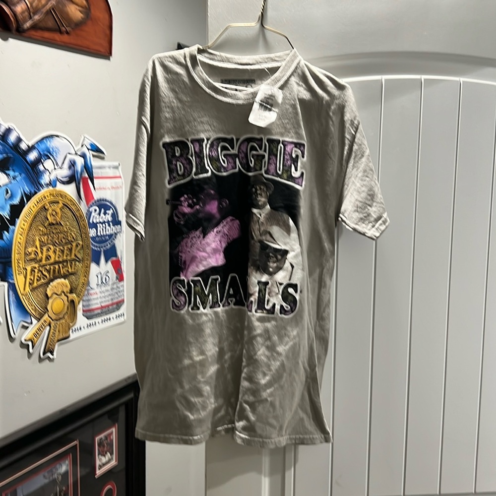 Small/Medium Biggie Smalls short sleeve tee shirt